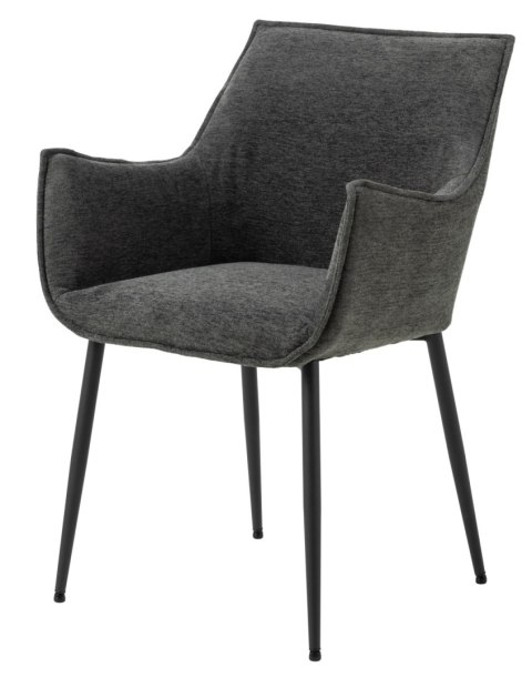 ELEGANCKIE SZARE KRZESŁO Z PODŁOKIETNIKAMI, DO JADALNI, NOWOCZESNE ELEGANCKIE SZARE KRZESŁO Z PODŁOKIETNIKAMI, DO JADALNI, NOWOCZESNE