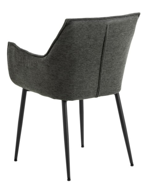ELEGANCKIE SZARE KRZESŁO Z PODŁOKIETNIKAMI, DO JADALNI, NOWOCZESNE ELEGANCKIE SZARE KRZESŁO Z PODŁOKIETNIKAMI, DO JADALNI, NOWOCZESNE