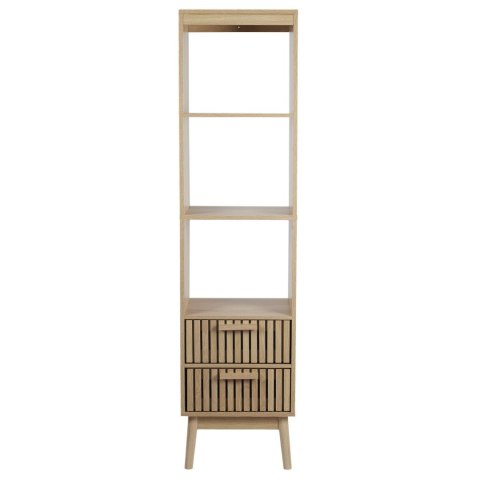 NOWOCZESNY REGAŁ DO SALONU - LAMELE, 2 SZUFLADY, 3 PÓŁKI, 160 CM NOWOCZESNY REGAŁ DO SALONU - LAMELE, 2 SZUFLADY, 3 PÓŁKI, 160 CM