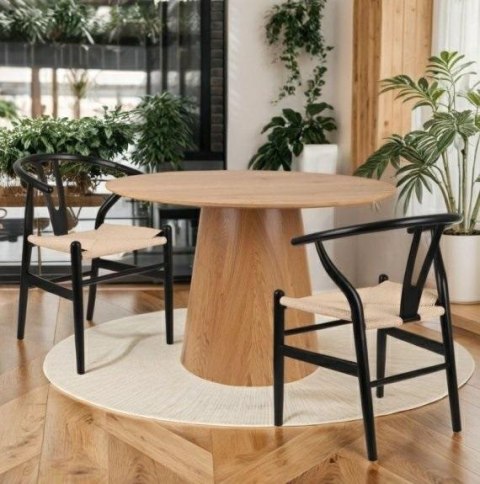 OKRĄGŁY STOLIK KAWOWY 80 CM, DĄB, WYSOKI, ELEGANCKI, NOWOCZESNY, DO SALONU OKRĄGŁY STOLIK KAWOWY 80 CM, DĄB, WYSOKI, ELEGANCKI, NOWOCZESNY, DO SALONU