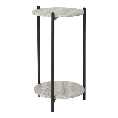MAŁY STOLIK GLAMOUR, CZARNY METAL, SZARY BLAT, DO SALONU, ELEGANCKI, PROSTY MAŁY STOLIK GLAMOUR, CZARNY METAL, SZARY BLAT, DO SALONU, ELEGANCKI, PROSTY