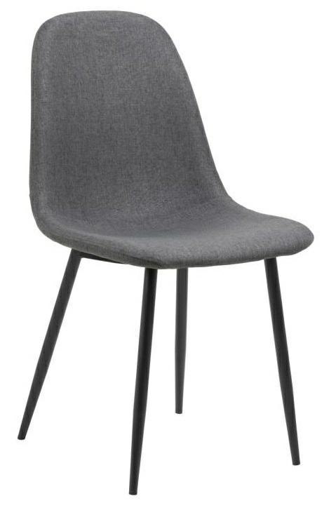 NOWOCZESNE CZARNE KRZESŁO DO JADALNI, SOLIDNE, ELEGANCKIE, TAPICEROWANE NOWOCZESNE CZARNE KRZESŁO DO JADALNI, SOLIDNE, ELEGANCKIE, TAPICEROWANE
