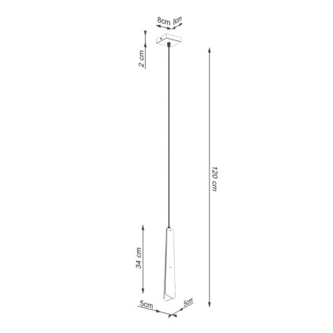 Lampa wisząca PRYSM 1 biała Lampa wisząca PRYSM 1 biała