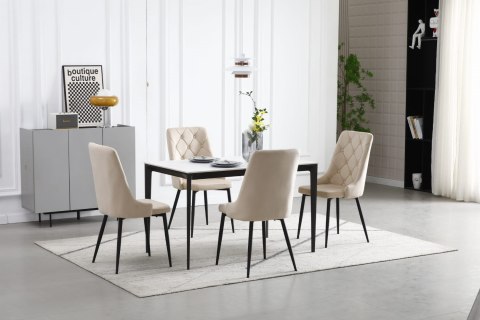 Krzesło CAPRI - beż x 2 Krzesło CAPRI - beż x 2