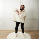 BLUZA SNUDDIE VINTER, DŁUGA SHERPA, CIEPŁA, Z KAPTUREM, KOC, OVERSIZE