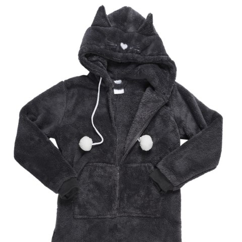Kombinezon Onesie Kot rozmiar S szara Kombinezon Onesie Kot rozmiar S szara