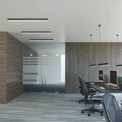 Lampa wisząca PINNE 90 szara 3000K Lampa wisząca PINNE 90 szara 3000K