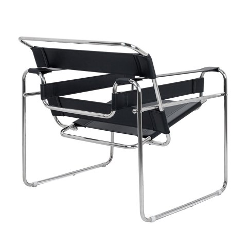 NIETYPOWY NOWOCZESNY FOTEL LOFT, CZARNY, METALOWY, INDUSTRIALNY