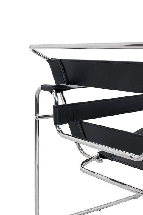 NIETYPOWY NOWOCZESNY FOTEL LOFT, CZARNY, METALOWY, INDUSTRIALNY