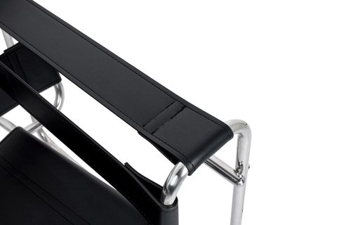 NIETYPOWY NOWOCZESNY FOTEL LOFT, CZARNY, METALOWY, INDUSTRIALNY