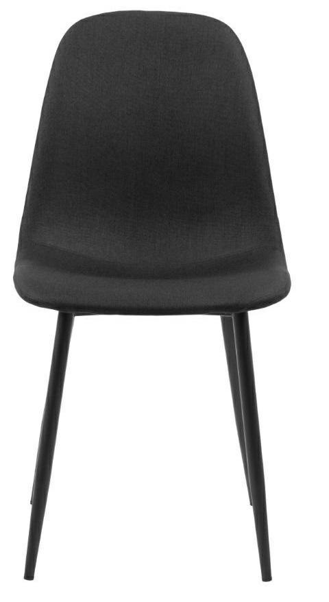 NOWOCZESNE CZARNE KRZESŁO DO JADALNI, SOLIDNE, ELEGANCKIE, TAPICEROWANE NOWOCZESNE CZARNE KRZESŁO DO JADALNI, SOLIDNE, ELEGANCKIE, TAPICEROWANE