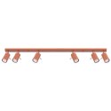 PLAFON LAMPA SUFITOWA LUMINUS RING, 6xGU10, OCHRA CZERWONA, LOFT, 117CM