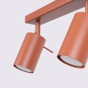 PLAFON LAMPA SUFITOWA LUMINUS RING, 6xGU10, OCHRA CZERWONA, LOFT, 117CM
