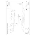 PLAFON LAMPA SUFITOWA LUMINUS RING, 6xGU10, OCHRA CZERWONA, LOFT, 117CM