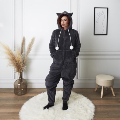 Kombinezon Onesie Kot rozmiar XL szara Kombinezon Onesie Kot rozmiar XL szara