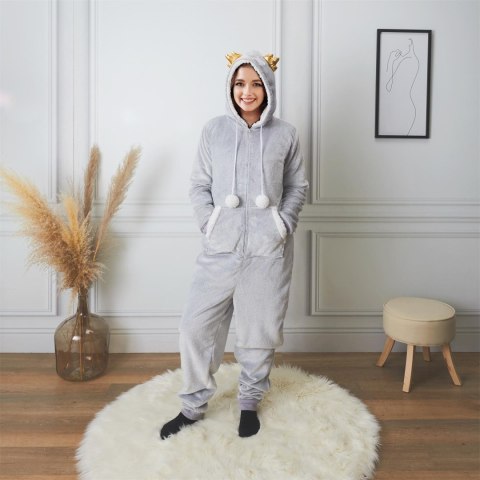 Kombinezon Onesie Sowa szara rozmiar L Kombinezon Onesie Sowa szara rozmiar L
