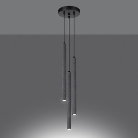 Lampa wisząca PASTELO 3P beton Lampa wisząca PASTELO 3P beton