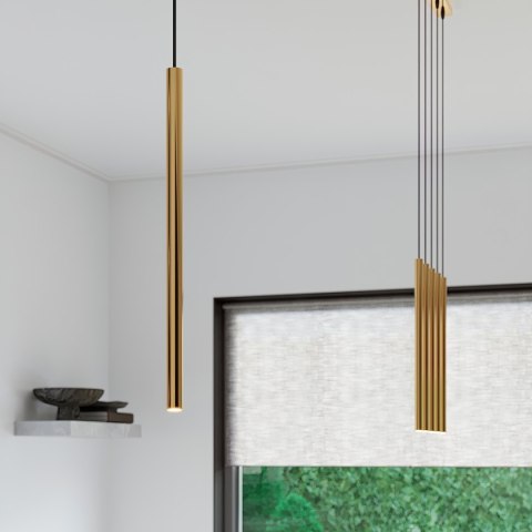 Lampa wisząca PASTELO 3P złota Lampa wisząca PASTELO 3P złota