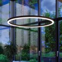 Żyrandol ODA 80 czarny LED 4000K