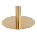 OKRĄGŁY STÓŁ GLAMOUR, ZŁOTY, BIAŁY MARMUR, DO SALONU, 70 CM, ELEGANCKI