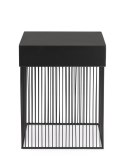 BIZZOTTO stolik kawowy YASLINE 40x40 czarny