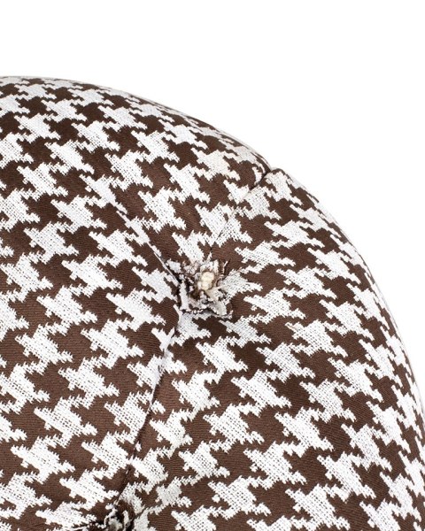 WYGODNY FOTEL BUJANY RETRO, PEPITKA, BRĄZOWY, DO SALONU, WYPOCZYNKOWY WYGODNY FOTEL BUJANY RETRO, PEPITKA, BRĄZOWY, DO SALONU, WYPOCZYNKOWY