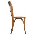 RUSTYKALNE KRZESŁO VINTAGE, LITE DREWNO, BUK, RATTAN, ELEGANCKIE DO JADALNI