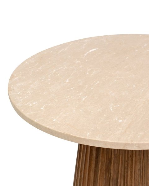 OKRĄGŁY STOLIK KAWOWY, MARMUROWY, LITE DREWNO, DO SALONU, ELEGANCKI, 50 CM OKRĄGŁY STOLIK KAWOWY, MARMUROWY, LITE DREWNO, DO SALONU, ELEGANCKI, 50 CM