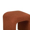 Podnóżek Fara boucle terracotta
