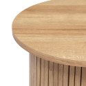 STOLIK KAWOWY LUMOS, OKRĄGŁY STÓŁ DO SALONU, LOFT, LAWA, DĄB, 70 CM