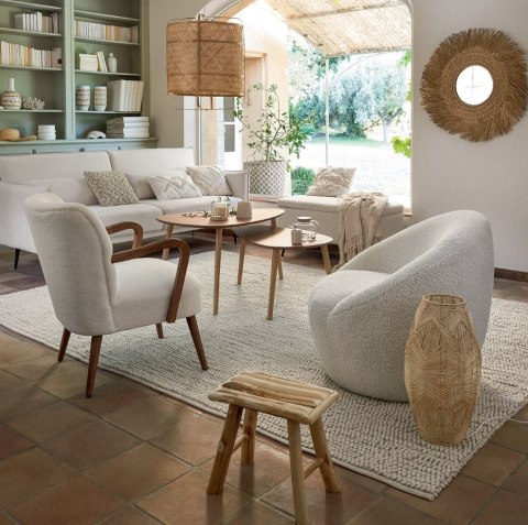 ZESTAW 2 STOLIKÓW KAWOWYCH - NATURAL, DO SALONU, DĄB, DREWNIANE 100 CM, 2w1 ZESTAW 2 STOLIKÓW KAWOWYCH - NATURAL, DO SALONU, DĄB, DREWNIANE 100 CM, 2w1