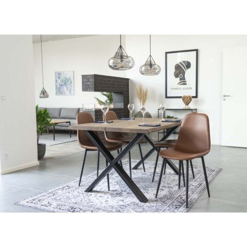 TAPICEROWANE BRĄZOWE KRZESŁO SCANDI LOFT, DO JADALNI, SALONU, NOWOCZESNE TAPICEROWANE BRĄZOWE KRZESŁO SCANDI LOFT, DO JADALNI, SALONU, NOWOCZESNE