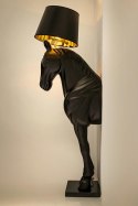 MOOSEE lampa podłogowa KOŃ HORSE STAND M czarna - włókno szklane MOOSEE lampa podłogowa KOŃ HORSE STAND M czarna - włókno szklane