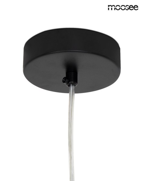 LAMPA WISZĄCA LUMINIS 120 CZARNA, MOOSEE, SZKLANE KULE, LOFT, NOWOCZESNA