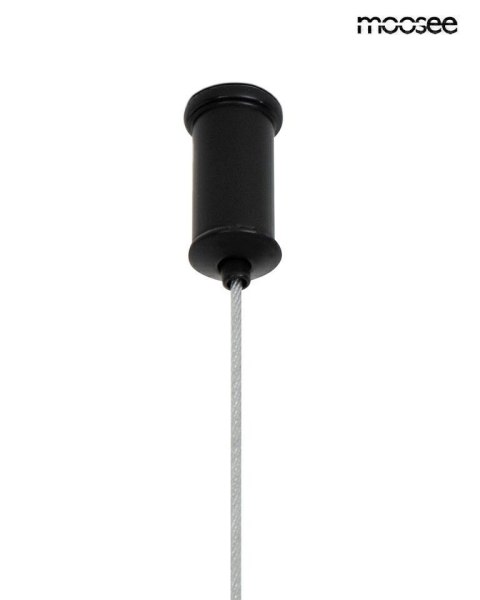 LAMPA WISZĄCA LUMINIS 120 CZARNA, MOOSEE, SZKLANE KULE, LOFT, NOWOCZESNA
