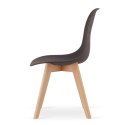 Krzesło KITO kawa / nogi naturalne x 1