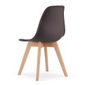 Krzesło KITO kawa / nogi naturalne x 1