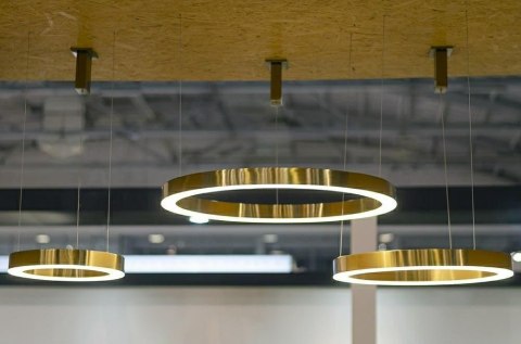 MOOSEE lampa wisząca RING 40 złota
