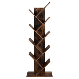 REGAŁ NA KSIĄŻKI ARBORES, PÓŁKA, SZAFKA, DO SALONU, BIUROWY, LOFT, 50 CM