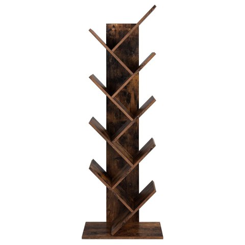 REGAŁ NA KSIĄŻKI ARBORES, PÓŁKA, SZAFKA, DO SALONU, BIUROWY, LOFT, 50 CM