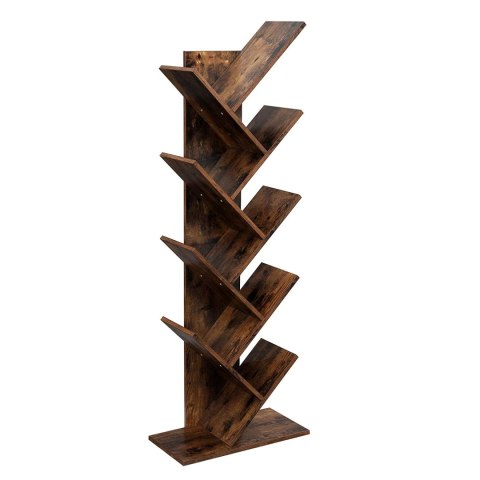 REGAŁ NA KSIĄŻKI ARBORES, PÓŁKA, SZAFKA, DO SALONU, BIUROWY, LOFT, 50 CM