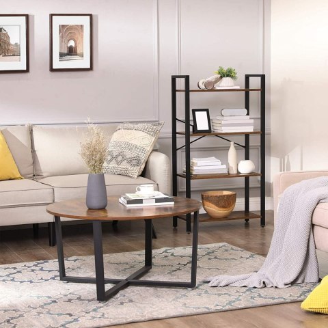 REGAŁ NA KSIĄŻKI CHATEAU, LOFT, INDUSTRIALNY, DO SALONU, BIUROWY, PÓŁKA, CM