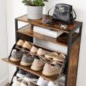 SZAFKA NA BUTY REGAŁ RUSTIQUE, LOFT, RUSTYKALNA, 3 PRZEGRODY, PRZEDPOKÓJ
