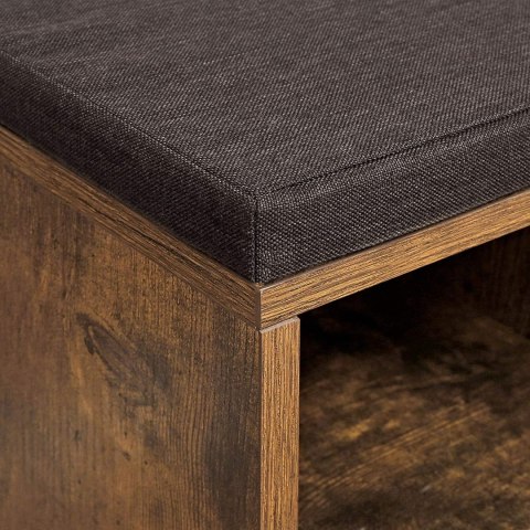 SZAFKA NA BUTY MAISON, REGAŁ Z SIEDZISKIEM, RUSTYKALNA, LOFT, 10 PÓŁEK