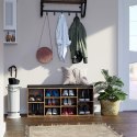 SZAFKA NA BUTY MAISON, REGAŁ Z SIEDZISKIEM, RUSTYKALNA, LOFT, 10 PÓŁEK