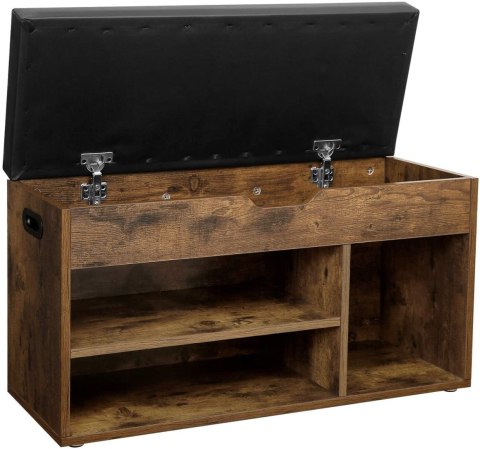 SZAFKA NA BUTY Z SIEDZISKIEM RUSTIQUE, REGAŁ, SCHOWEK, LOFT, RUSTYKALNA