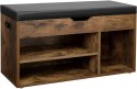 SZAFKA NA BUTY Z SIEDZISKIEM RUSTIQUE, REGAŁ, SCHOWEK, LOFT, RUSTYKALNA