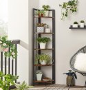 REGAŁ NA KSIĄŻKI FERME, 5 PÓŁEK, LOFT, INDUSTRIALNY, DO SALONU, BIUROWY, CM