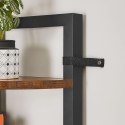 REGAŁ NA KSIĄŻKI FERME, 5 PÓŁEK, LOFT, INDUSTRIALNY, DO SALONU, BIUROWY, CM