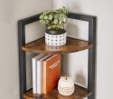 REGAŁ NA KSIĄŻKI FERME, 5 PÓŁEK, LOFT, INDUSTRIALNY, DO SALONU, BIUROWY, CM